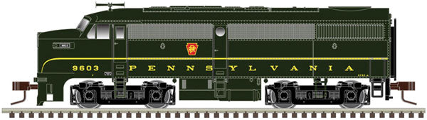 Atlas 40004541 Alco FA1 - Standard DC - Master(TM) Silver --Pennsylvania Railroad 9605 (Single Stripe, Brunswick Green), N Scale