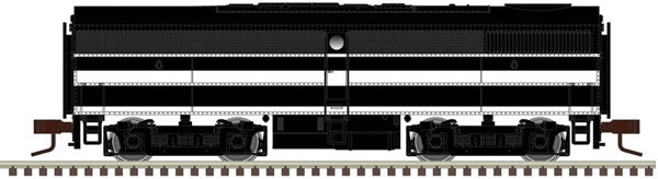 Atlas 40004552 Alco FB1 - Standard DC - Master(TM) Silver -- Lehigh & New England (black, white), N Scale