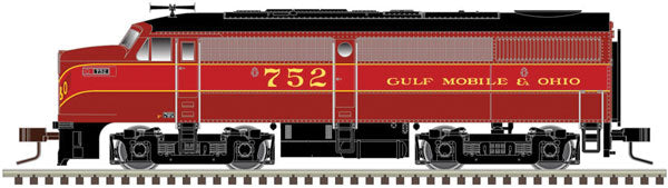 Atlas 40004566 Alco FA1 - LokSound and DCC - Master(TM) Gold -- Gulf, Mobile & Ohio 702 (maroon, red, black), N Scale