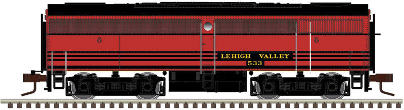 Atlas 40004592 Alco FB1 - LokSound and DCC - Master(TM) Gold -- Lehigh Valley 752 (Cornell Red, black), N Scale