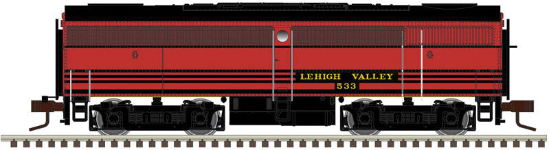 Atlas 40004593 Alco FB1 - LokSound and DCC - Master(TM) Gold -- Lehigh Valley 753 (Cornell Red, black), N Scale