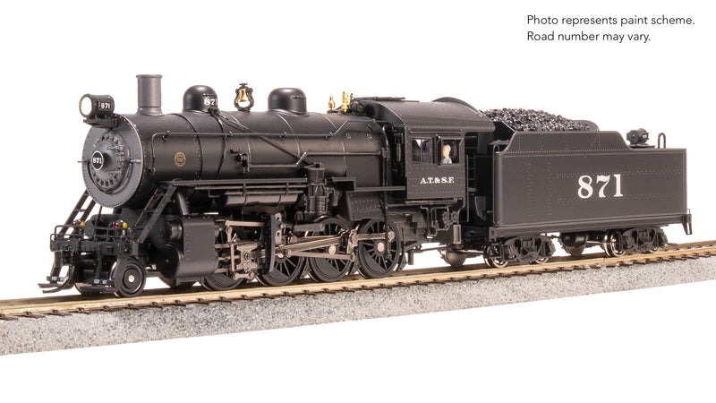 Broadway Limited Imports HO 8745 2-8-0 Consolidation Steam Locomotive, Atchison Topeka & Santa Fe