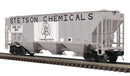Atlas 3001172 Pullman-Standard PS2-CD 4427 High-Side Covered Hopper - 3-Rail - Premier -- Stetson Chemicals TLDX (gray, black), O Scale