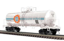 Atlas 3004036  40' Modern Tank Car - 2-Rail - Ready to Run - Premier -- Ozone Waters (white, blue, red, yellow), O Scale