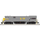 PREORDER Atlas HO 10004774 GE U30C Low Nose Phase II/III, Master Silver Locomotive Louisville & Nashville