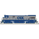 PREORDER Atlas HO 10004780 GE U30C Low Nose Phase II/III, Master Silver Locomotive CSX