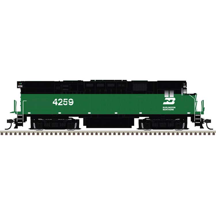 PREORDER Atlas HO 10004809 Alco C424, Master Silver Locomotive Burling