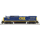 Atlas HO 10004482 GE Dash 8-40CW, Master Silver Locomotive CSX