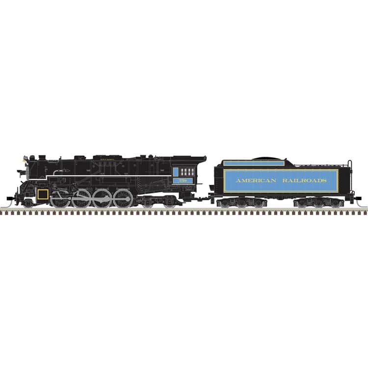 PREORDER Atlas N 40006043 2-8-4 Berkshire, Master Silver Locomotive Nickel Plate