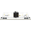 PREORDER Atlas N 50007276 TrinityRail 31,000-Gallon Crude Oil Tank Car 6-Pack, Master(, Deep Rock Refining DPRX (white, black)