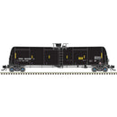 PREORDER Atlas N 50007279 4 TrinityRail 31,000-Gallon Tank Cars & 2 Airslide Buffer Set, Phillips Petroleum PPRX, BNSF Buffer (black, Boxcar Red Buffers)