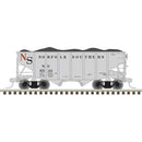 PREORDER Atlas N 50007219 55-Ton Fishbelly Hopper with Load 3-Pack, Original Norfolk Southern