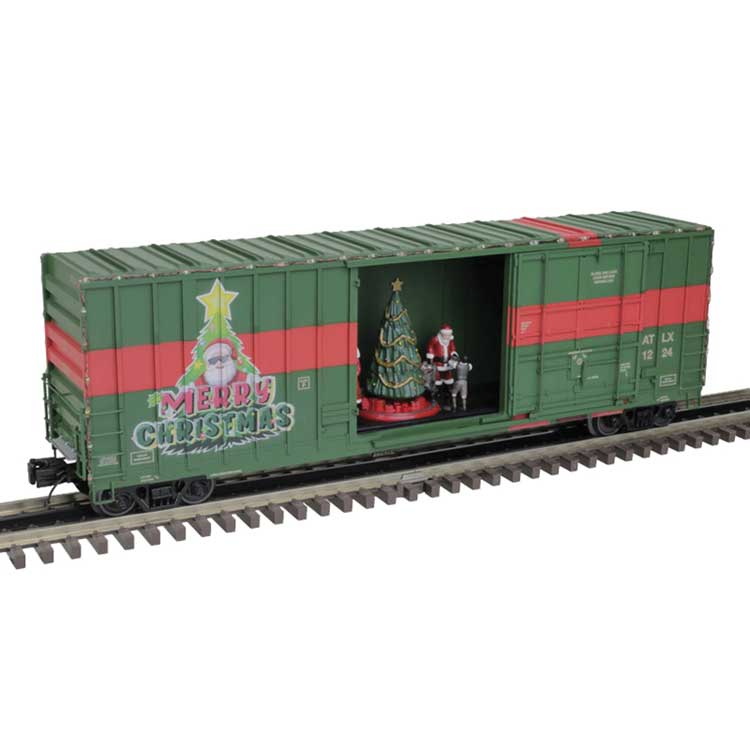 PREORDER Atlas 30014391 O Gunderson 50' High-Cube Boxcar - 3-Rail - Ready to Run - Premier -- Christmas 2024 ATLX