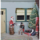 PREORDER Atlas 3002299 O Christmas Figure Set -- Santa, Mrs. Claus, Elf, 2 Children, Tree