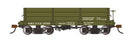 Bachmann Spectrum On30 26534 18' Wood Low-Side Gondola 2-Pack, US Quartermaster O.M.C.U.S.A
