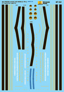 Microscale HO 87-52 Baltimore & Ohio, FA-1/FB-2/F3/F7 Cab Unit Diesels (1950-1960)