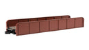 Bachmann Trains N 44651 Girder Bridge with Nickel Silver Rail, E-Z Track, Oxide Red