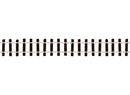 Peco On30 SL-500 Code 100 Wooden Tie Flex Track, Streamline, 36" 91.4cm Section