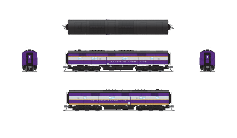 PREORDER BLI 8760 EMD E7 A/B, ACL 533 / 760B, Purple & Silver, A-unit Paragon4 Sound/DC/DCC, Unpowered B-unit, N