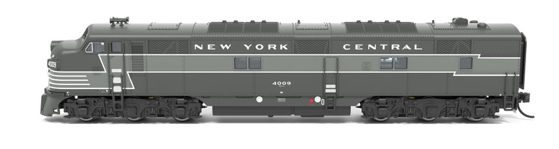 PREORDER BLI 8769 EMD E7 A/B, NYC 4009 / 4104, Full Lightning Stripe, A-unit Paragon4 Sound/DC/DCC, Unpowered B-unit, N