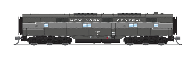 PREORDER BLI 8769 EMD E7 A/B, NYC 4009 / 4104, Full Lightning Stripe, A-unit Paragon4 Sound/DC/DCC, Unpowered B-unit, N