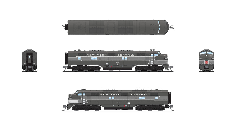 PREORDER BLI 8770 EMD E7A, NYC 4022, Full Lightning Stripe, Paragon4 Sound/DC/DCC, N