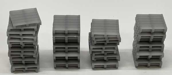 Phoenix Precision Models PPM-31525 Tall Pallet Stacks -- Undecorated pkg(4), HO