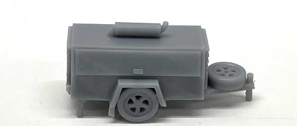 Phoenix Precision Models PPM-31025 Compressor Trailer - 3D Printed Kit -- Unpainted, HO