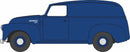 Oxford Diecast HO 87CV50006 1950 Chevrolet 3100 Cargo Van, Mariner Blue