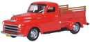 Oxford Diecast HO 87DP48001 Dodge B-1B Pickup Truck, Red