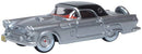 Oxford Diecast HO 87TH56007 1956 Ford Thunderbird, Gray Metallic/Raven Black