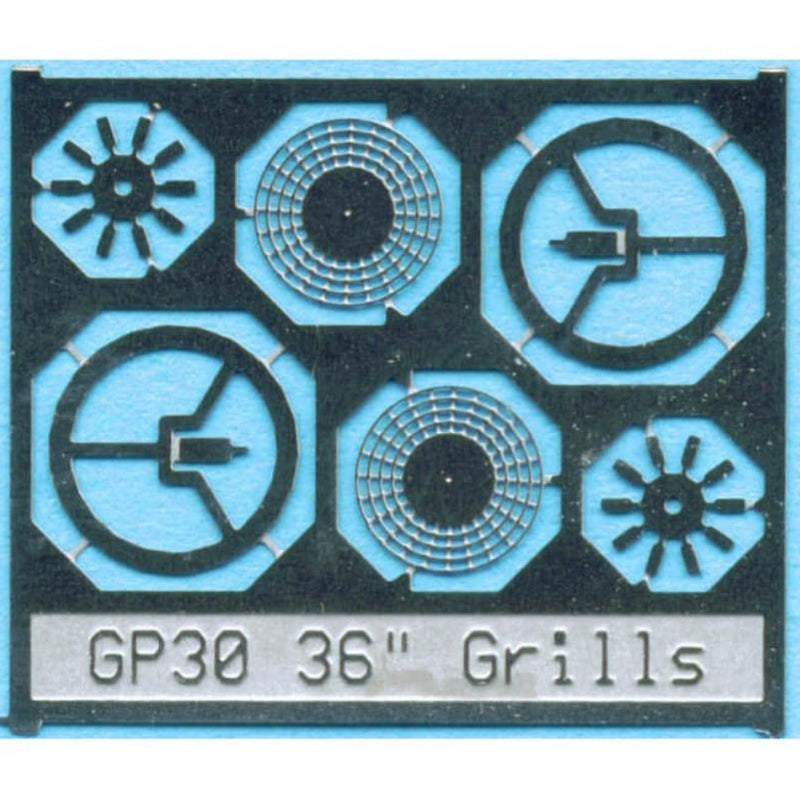 PREORDER Atlas BLMA87 36" Fan Grille -- With Center Plate pkg(2), N