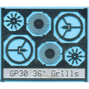 PREORDER Atlas N BLMA87 36" Fan Grille, With Center Plate (2)