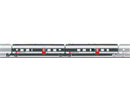 PREORDER Marklin HO 43451 Class RABe 501 022 Giruno Add-On Passenger Car Set 1, Swiss Federal Railway (2-Pack)