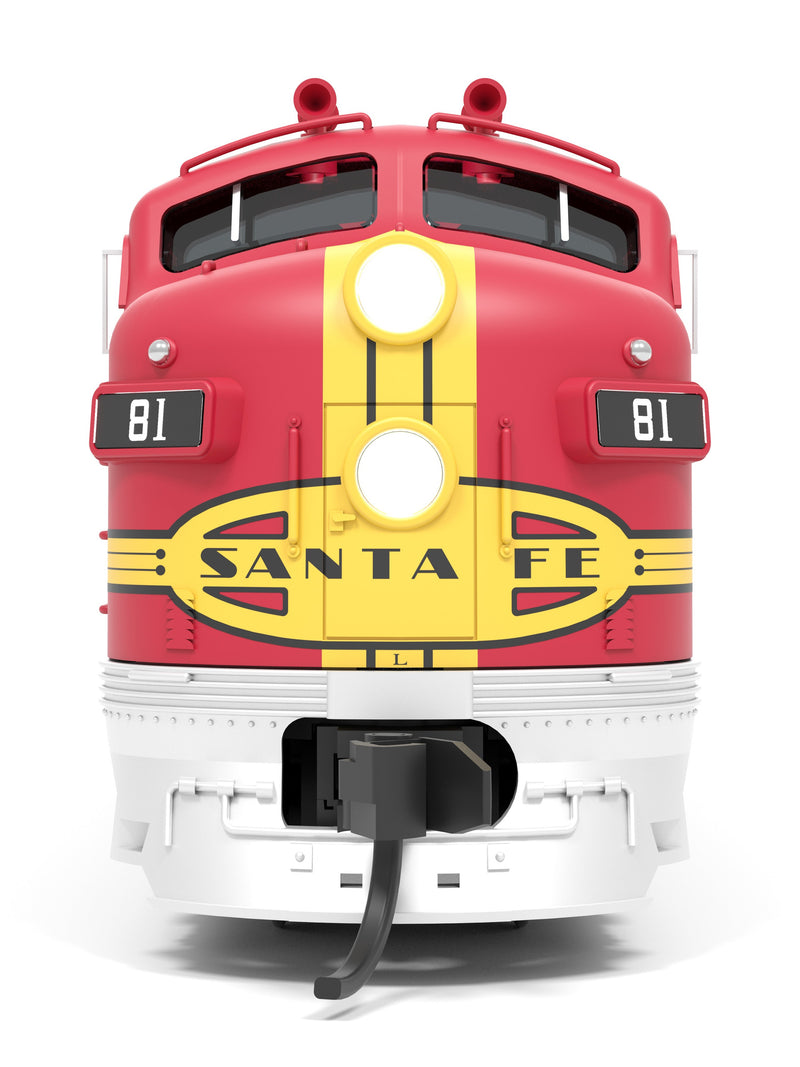 PREORDER BLI 8810 EMD E8 A/B, ATSF 81L / 81A, Warbonnet, A-unit Paragon4 Sound/DC/DCC, Unpowered B-unit, N