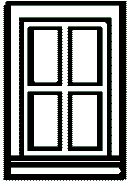 Alexander Scale Models 2598 Window Single (4)