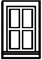 Alexander Scale Models 2598 Window Single (4)