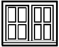 Alexander Scale Models 2599 Window Double (4)