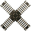 Atlas HO 176 Custom-Line Crossing, Code 100, 90-Degrees, 6" 15.2cm, Black Ties