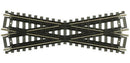 Atlas HO 171 Custom-Line Crossing, Code 100, 19-Degree, 6" 15.2cm, Black Ties