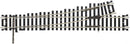 Atlas HO 391 Code 100 Mark V Turnout, Customline, No. 4, Left-Hand