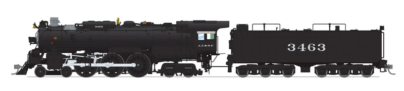 PREORDER Broadway Limited Imports HO 8860 3460 Class 4-6-4 Steam Locomotive with Smoke, Atchison Topeka & Santa Fe