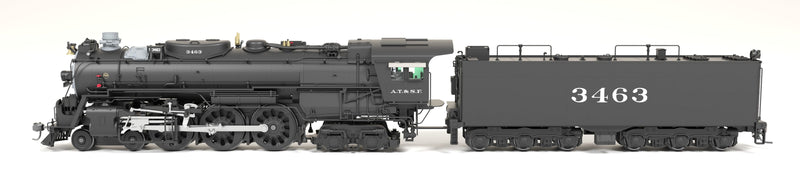 PREORDER Broadway Limited Imports HO 8860 3460 Class 4-6-4 Steam Locomotive with Smoke, Atchison Topeka & Santa Fe