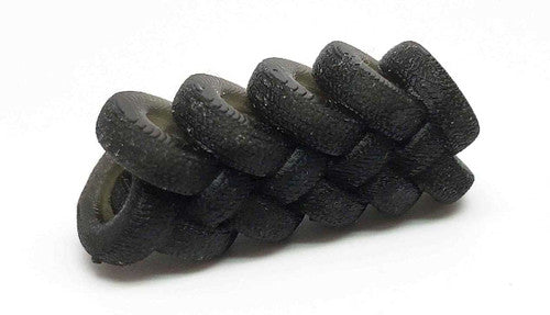 All Scale Miniatures O 871973 Tire Braid Unpainted 3D Printed Part, Undecorated/Unlettered