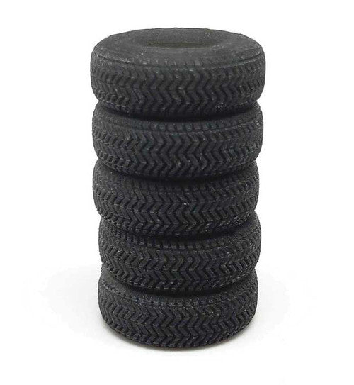 All Scale Miniatures 1601972 Tire Stack Unpainted 3D Printed Part, Undecorated/Unlettered