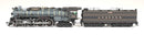 PREORDER Broadway Limited Imports HO 8866 3460 Class 4-6-4 Steam Locomotive with Smoke, Atchison Topeka & Santa Fe "Ornate 1870s Fantasy"