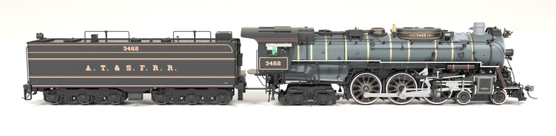 PREORDER Broadway Limited Imports HO 8875 3460 Class 4-6-4 Steam Locomotive, Atchison Topeka & Santa Fe "Ornate 1870s Fantasy"