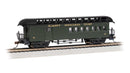 Bachmann Trains HO 15208 Old Time Wood Combine with Round-End Clerestory Roof, East Broad Top (green, gray)