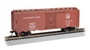 Bachmann Trains HO 15013 Steam-Era 40' Steel Boxcar, Silver Series, Baltimore & Ohio