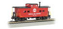 Bachmann Trains HO 16717 Northeast-Style Steel Cupola Caboose, Silver Series, Norfolk & Western